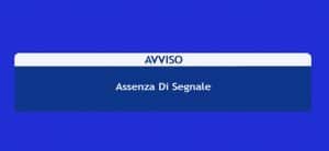 segnale TV debole o assente